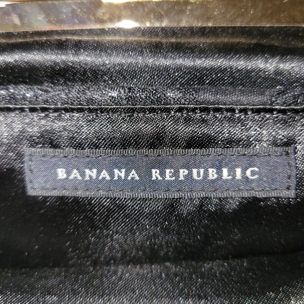Banana Republic 90s Elegant Black Handbag. EUC - Picture 8 of 11